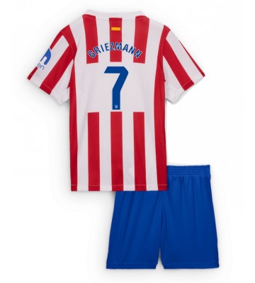 Atletico Madrid Antoine Griezmann #7 Hjemmebanetrøje Børn 2025-26 Kortærmet (+ Korte bukser)